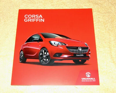 Vauxhall Corsa Griffin Special edition Brochure 2018 - Image 1 of 4