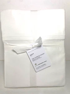 Pottery Barn 700 Thread Count White Queen Sheet Set NWT