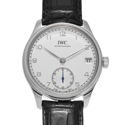 IWC Portugieser Hand-Wound 8 Days IW510203 Silver - Image 1 of 4
