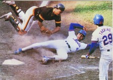 Bob Bailor--New York Mets--Glossy 5x7 B&W Photo