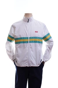 Levi's Windbreaker Jacket Size S Ultra Light White Color Pertex - Picture 1 of 13