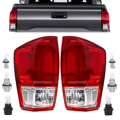 Luces traseras transparentes izquierda+derecha para camioneta Toyota Tacoma 2016-2021 2022 2023 Foto 1 de 4