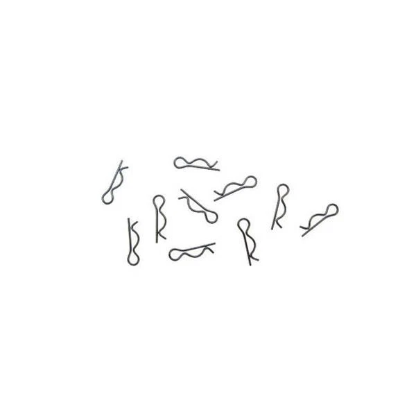 Silver Mini Body Clips for Radio Control Cars/Trucks (10pcs) RCE1050 - Image 1 of 1