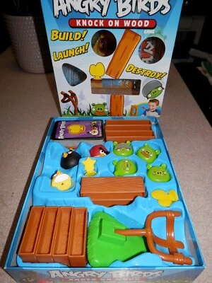 Mattel Angry Birds Knock on Wood Game - Image 1 of 4