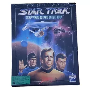 Discos de 5,25" de juego de computadora coleccionables Star Trek 25 aniversario - Imagen 1 de 5