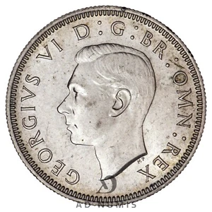 Royaume-Uni 1 One shilling 1944 George VI argent FDC Pièce de monnaie anglaise - Picture 1 of 2