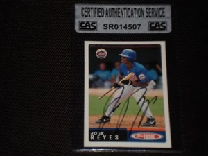 JOSE REYES 2002 TOPPS TOTAL SIGNED AUTOGRAPHED CARD #334 METS CAS AUTHENTIC - Picture 1 of 1