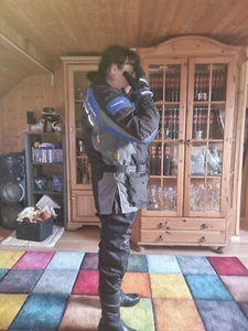 Motorradjacke gr M Hose 38 HandschuheS Stiefel38 - Bild 1 von 24