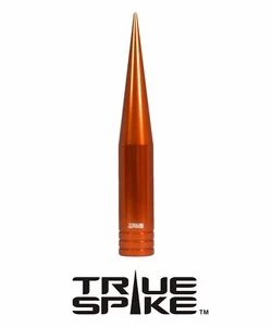 True Spike Orange Antenna for Silverado and GMC Sierra 6 Inch Short 07 and newer - Picture 1 of 2