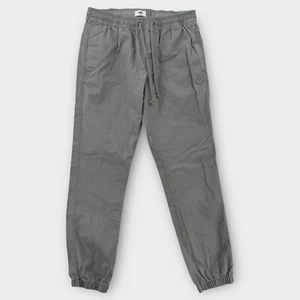Old Navy Joggers Mens Medium Elastic Waist Drawstring Gray Cotton Casual NEW - Picture 1 of 9