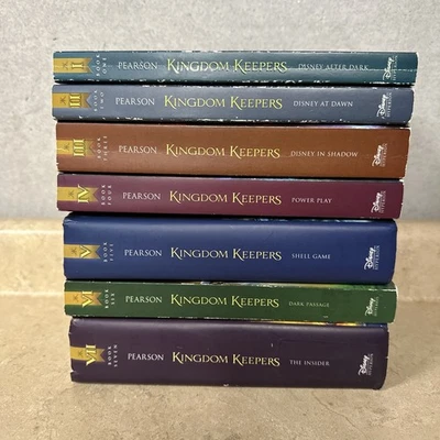 Lot of 7 Disney Kingdom Keepers Books Complete Set 1-7 Ridley Pearson HC And PB - Image 1 of 3