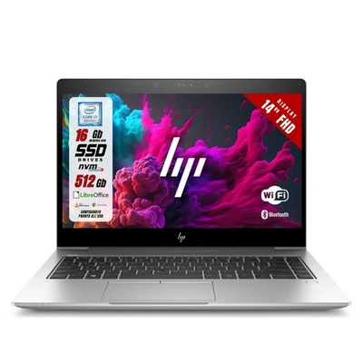 Notebook Pc Portatile HP 840 G5 14" Touch i7-8550 16Gb 512Gb W11P Ricondizionato - Immagine 1 di 4