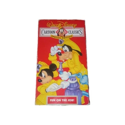 Walt Disney Cartoon Classics Special Edition - Fun on the Job (VHS, 1992) Foto 1 de 2