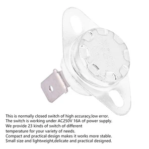 85℃ Switch Temperature Control Thermostat Thermal Switch 250V16A Normally Closed - Picture 1 of 11