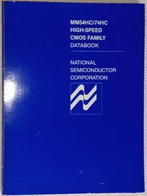 MM54HC/74HC High-Speed CMOS Family Databook 1983 National Semiconductor NOS Vntg - Image 1 of 4