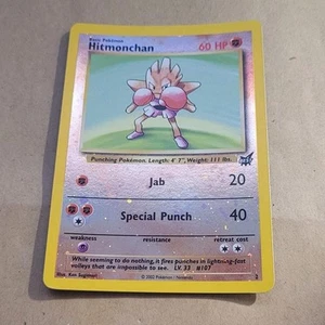 POKEMON PROMO CARD - BEST OF GAME - #2 HITMONCHAN (2003) (REV HOLO) RARE NM - Picture 1 of 2