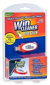Win Cleaner One Click Professional USB Computer Clean Repair for PC Laptop--NEW! - Picture 1 of 5