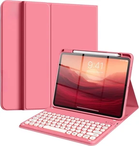 Funda Teclado para iPad 11ª (A16 2025)/iPad 10ª Generación, Lindo Color Magne... - Imagen 1 de 7