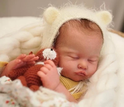 Reborn Prototype Angelina Doll Reborn Baby Pop Poppen Dolls Lifelike Doll - Immagine 1 di 4