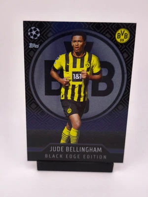 Jude Bellingham BLACK EDGE EDITION 2022-23 Topps Match Attax UCL B. Dortmund - Image 1 of 2