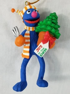 Vintage Christmas on Sesame Street Grolier Grover Ornament Jim Henson Orig. Box - Picture 1 of 15