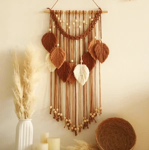 Handmade Nordic Boho Macrame Tapestry Wall Hanging Decor Gift Housewarming - Bild 1 von 27