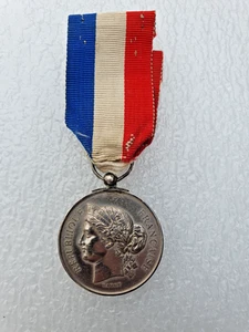 Médaille des actes de Courage et Dévouement, argent , Marine et Colonies, 1882 - Imagen 1 de 5