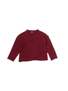Zara Knitwear Girls Red Pullover Sweater 6 - Picture 1 of 2