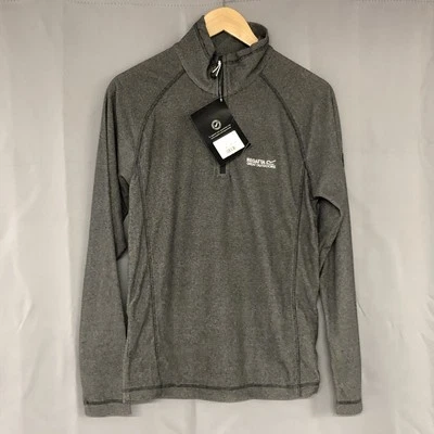 BNWT Regatta Lightweight Fleece 1/4 Zip Jumper Mens Small Grey Pullover - Image 1 of 4