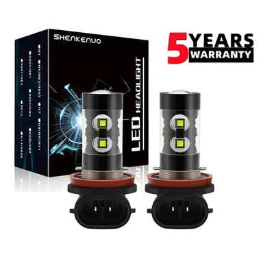 For INFINITI M37 M56 QX56 EX35 FX35 - 2PC 6000K LED Bulbs Fog Driving Lights - Image 1 of 4