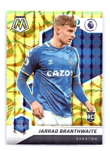 2022 Mosaic Soccer Premier #165 Jarrad Branthwaite Gold Reactive Rookie Everton - Picture 1 of 2