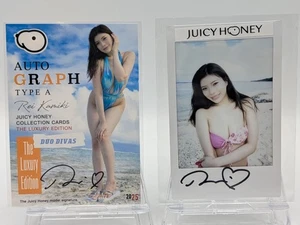 Rei Kamiki Juicy Honey DUO DIVAS AUTOGRAPH Cheki & AUTOGRAPH Type A Set of 2 - Picture 1 of 8