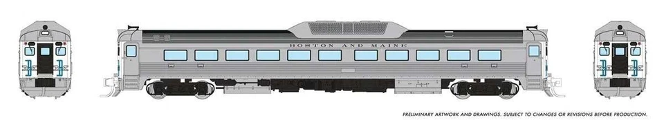 Rapido 516004 N Budd RDC-1 Phase 2 - Standard DC Boston & Maine McGinnis Scheme - Image 1 of 1