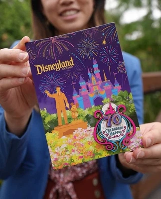 NEW 2025 Disneyland 70th Anniversary Cast Member Exclusive Celebrate Happy Pin! - Image 1 of 4