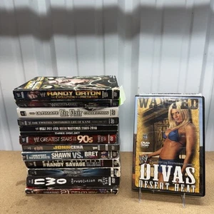 🔴Lot Of (13) Wrestling: Divas-Desert Heat (DVD, 2003) Rare Oop wwe Wwf Dvd - Picture 1 of 2