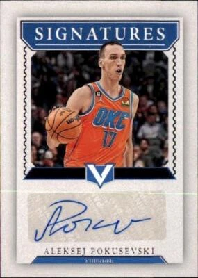2022-23 Panini Chronicles #VS-AKP Aleksej Pokusevski Vertex Signatures - Image 1 of 2