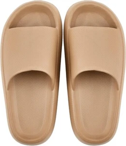 Sandalen Damen Herren Badelatschen Plateau Sommer Slipper Rutschfest Badeschuhe - Bild 1 von 9