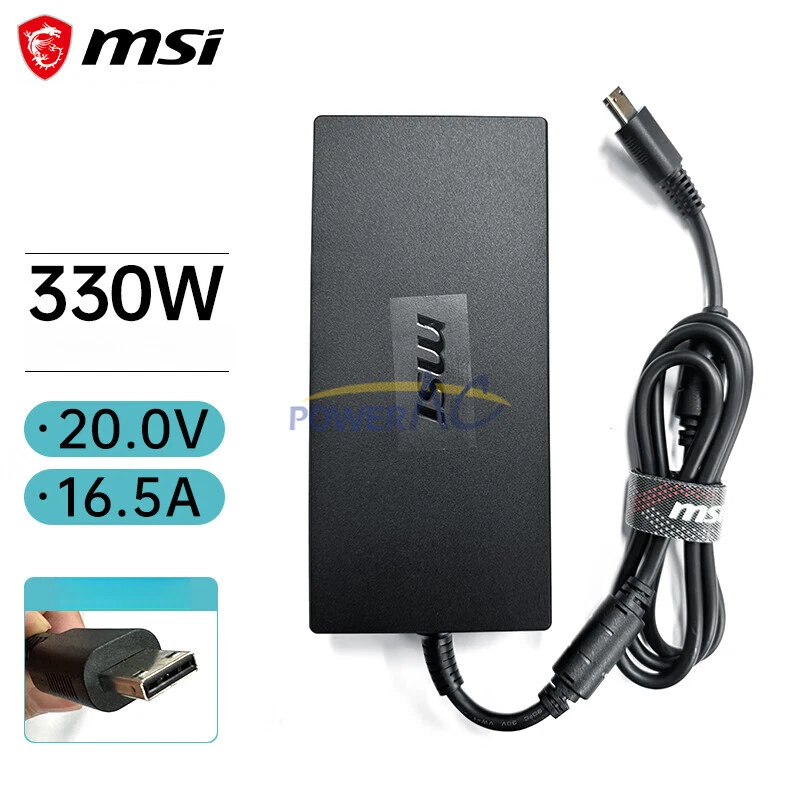Genuine MSI ADP-330GB D Raider GE68HX 13VH-098US 14VIG-285US AC Adapter Charger - Image 1 of 4