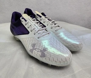 Under Armour Blur LUX MC Low Football Cleats Purple Size 13.5 3023190 - Picture 1 of 8