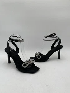 Call It Spring Women’s Elysha Heel Sandal Black Patent Leather Size 11 - Picture 1 of 5