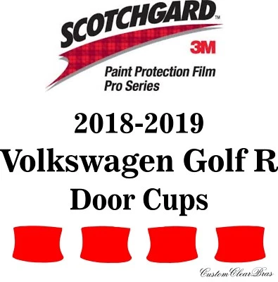 Película de protección de pintura 3M Scotchgard serie Pro transparente 2018 2019 Volkswagen Golf R Foto 1 de 3