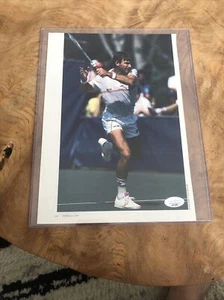 Jimmy Connors 1986 Tennis Magazine Page Hand Signed Autograph JSA COA - Picture 1 of 12