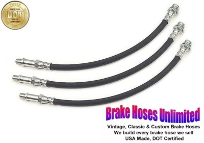 BRAKE HOSE SET Chrysler 300, 1970 1971 - Front Drum - Image 1 of 2