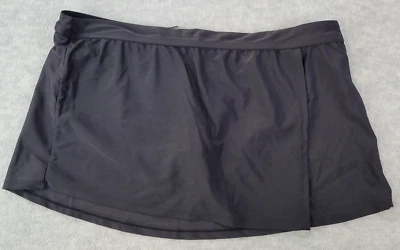 Catalina Swimsuit Swim Skirt Bottom with Slit Black Women's Size L - Image 1 of 4