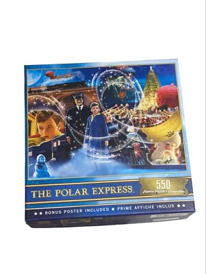 Nuevo Rompecabezas The Polar Express 550 Piezas. 24" x 18" con póster extra Foto 1 de 2