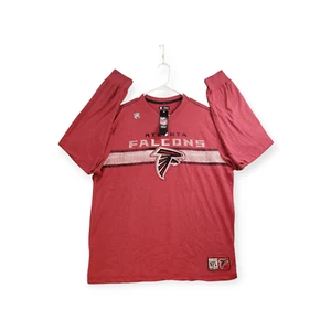 NWT NFL Atlanta Falcons Team Apparel Size 2XL Red Long Sleeve T-shirt - Picture 1 of 9