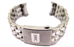 IWC Original Uhrenarmband Edelstahl 20mm Chrono Fliegeruhr Ref.3881 Easy Xchange - Picture 1 of 7