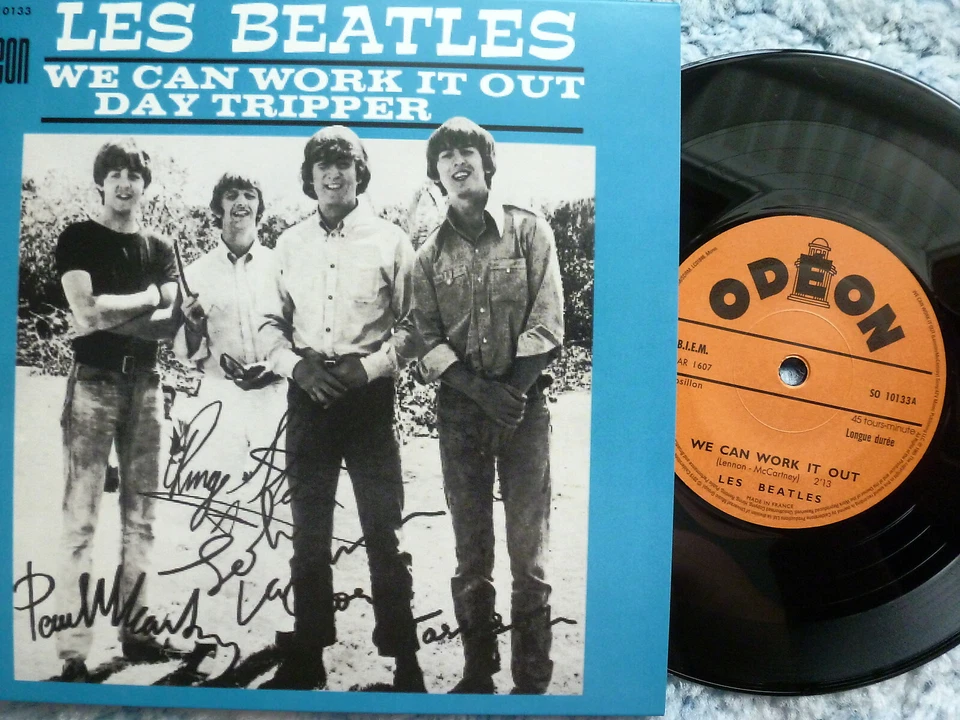 BEATLES 45 RPM 7" VINYL - We Can Work It Out W/PIC SLEEVE Foto 1 de 2