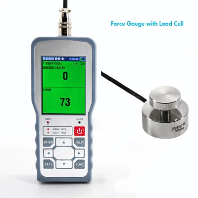 Digital Force Gauge with Load Cell Sensor Test Force Weight Pressure 100KG-1T - Image 1 of 4