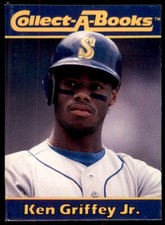 1990 Collect-A-Books #3 Ken Griffey Jr. Baseball Card Seattle Mariners